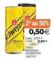 Plenus Supermercados Schweppes - tonica normal oferta
