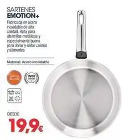 Milar Emotion - sartenes emotion+ oferta