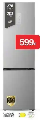 Milar Lg - combi gb582ddry oferta