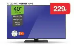 Milar Hisense - tv led fhd 40a4s oferta