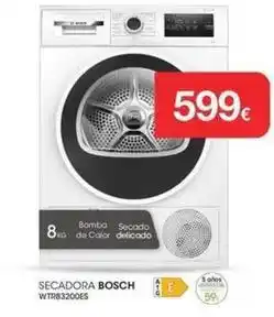 Milar Bosch - secadora wtr83200es oferta
