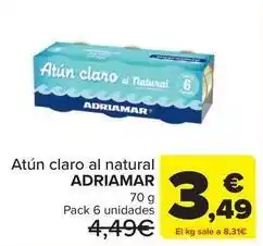 Carrefour Adriamar - atún claro al natural oferta
