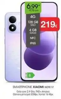 Milar Xiaomi - smartphone note 17 oferta