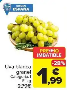 Carrefour Uva blanca granel oferta