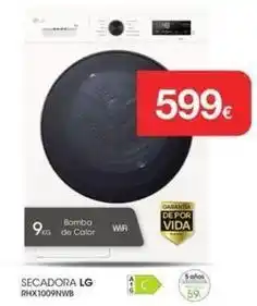 Milar Lg - secadora rhx1009nwb oferta