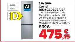 Carrefour Samsung - combi rb38c603dsa/ef oferta