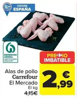 Carrefour Carrefour el mercado - alas de pollo oferta