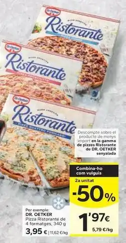 Caprabo Dr oetker - patate reserva salada con leche oferta