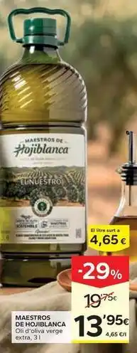 Caprabo Hojiblanca - oli d'oliva verse oferta