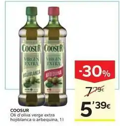 Caprabo Coosur - oli d'oliva verge extra hojiblanca o arbequina oferta