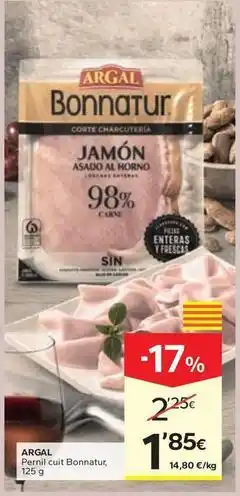 Caprabo Argal - jamón de al horno oferta