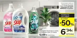 Caprabo Skip - detergent liquid per a cicles de bugada curts oferta