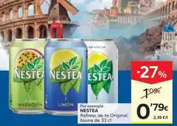 Caprabo Nestea - refresc de te original oferta