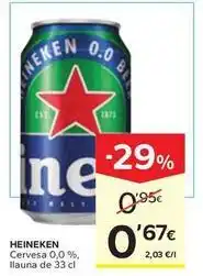 Caprabo Heineken - cervesa 0,0% oferta