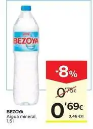 Caprabo Bezoya - aigua mineral oferta