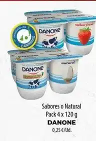 Spar La Palma Danone - sabores o natural oferta
