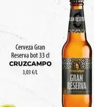 Spar La Palma Cruzcampo - cerveza gran reserva oferta