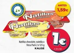 Spar La Palma Kalise - natillas chocolate oferta