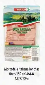 Spar La Palma Spar - mortadela italiana lonchas finas oferta