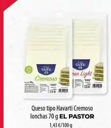 Spar La Palma El pastor - queso tipo havarti cremoso lonchas oferta