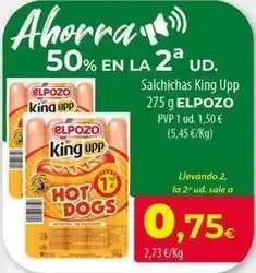 Spar La Palma Elpozo - salchichas king oferta
