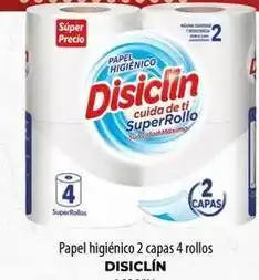 Spar La Palma Disiclin - papel higienico 2 capas 4 rollos oferta