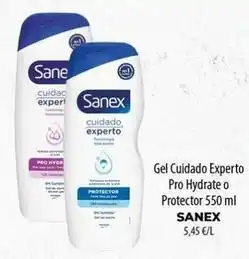 Spar La Palma Sanex - gel cuidado experto pro hydrate o protector oferta