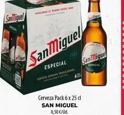 Spar La Palma San miguel - cerveza oferta