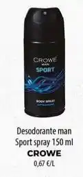 Spar La Palma Crowe - desodorante man sport spray oferta