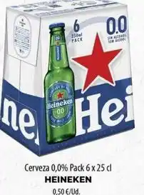 Spar La Palma Heineken - cerveza 0,0% pack 6 x oferta