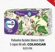 Spar La Palma Colhogar - panuelos faciales blanco style 3 capas 66 uds oferta