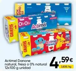 Cash FROIZ Actimel Danone natural, fresa o 0% natural oferta