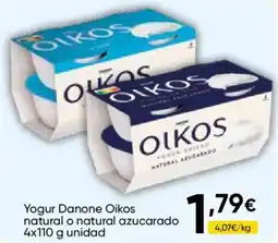 Cash FROIZ Danone Oikos natural o natural azucarado oferta