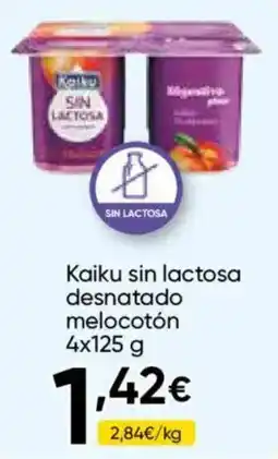 Cash FROIZ Kaiku sin lactosa desnatado melocotón oferta