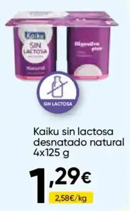 Cash FROIZ Kaiku sin lactosa desnatado natural oferta