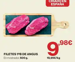 Hipercor Filetes 1ªB de Angus oferta