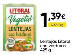 Cash FROIZ Litoral lentejas con verduras oferta