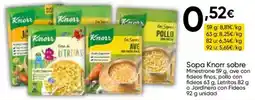 Cash FROIZ Knorr sopa de letritas oferta