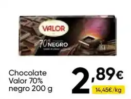 Cash FROIZ Valor chocolate 70% negro oferta