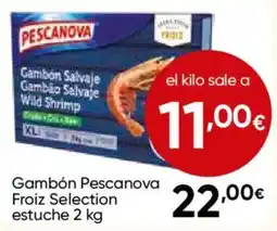Cash FROIZ Pescanova gambón salvaje oferta