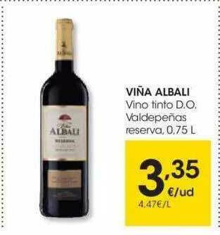 Eroski Viña Albali Vino Tinto D.o. Valdepeñas Reserva oferta