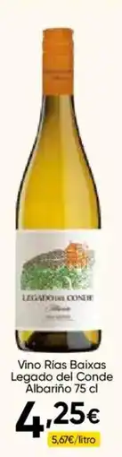 Cash FROIZ Legado del Conde Vino Rias Baixas Albariño oferta