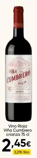 Cash FROIZ Viña Cumbre Rojo crianza oferta