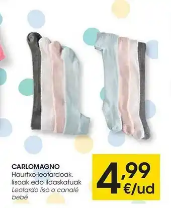 Eroski Carlomagno Leotardo Liso O Canalé Bebé oferta