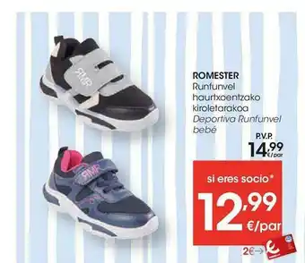 Eroski Romester Deportiva Runfunvel Bebé oferta