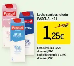 Dialprix Pascual leche semidesnatada oferta