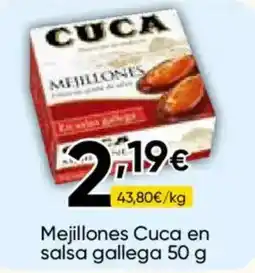 Cash FROIZ Cuca mejillones en salsa gallega oferta