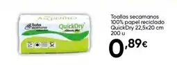 Cash FROIZ QuickDry toallas secamanos oferta