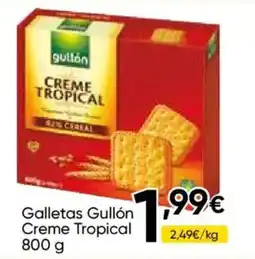 Cash FROIZ Gullón galletas creme tropical oferta
