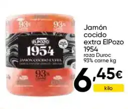 Cash FROIZ ElPozo jamón cocido extra 1954 oferta
